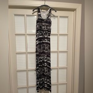 Black and white summer dress